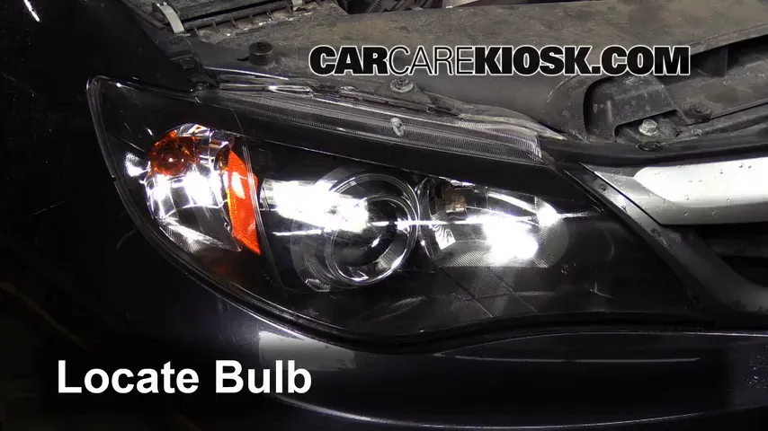 2011 Subaru Impreza 2.5i Premium 2.5L 4 Cyl. Wagon Lights Highbeam (replace bulb)